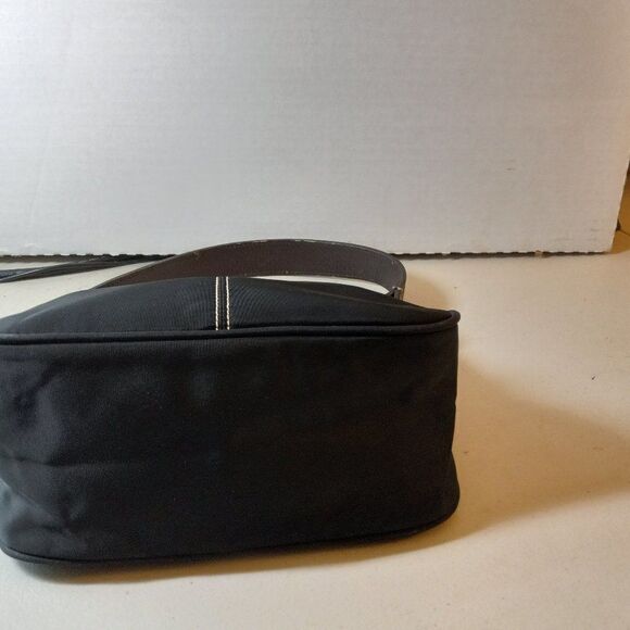 Dooney & Bourke  Black Canvas Small Wayfarer Bag Cottagecore Gold tone Dangles - Picture 3 of 11